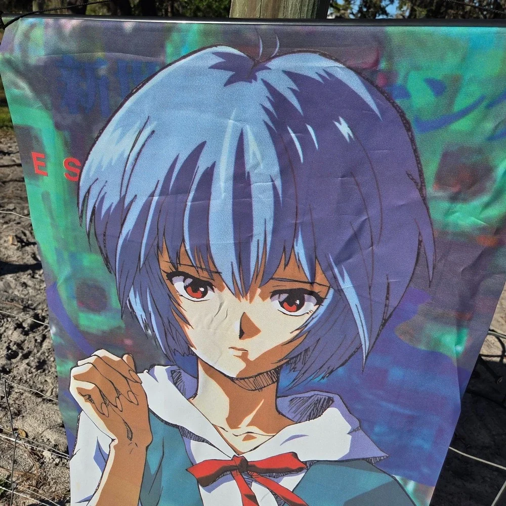 Neon Genesis Evangelion‎ Wall Scroll Tapestry Anime Official Rei Ayanami 58